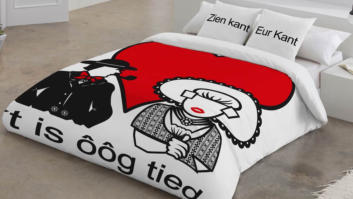 Leuk Zeeuws Boer & Boerin Tied Kant dekbedovertrek