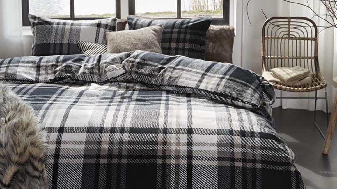 Beddinghouse Stewart flanel dekbedovertrek 