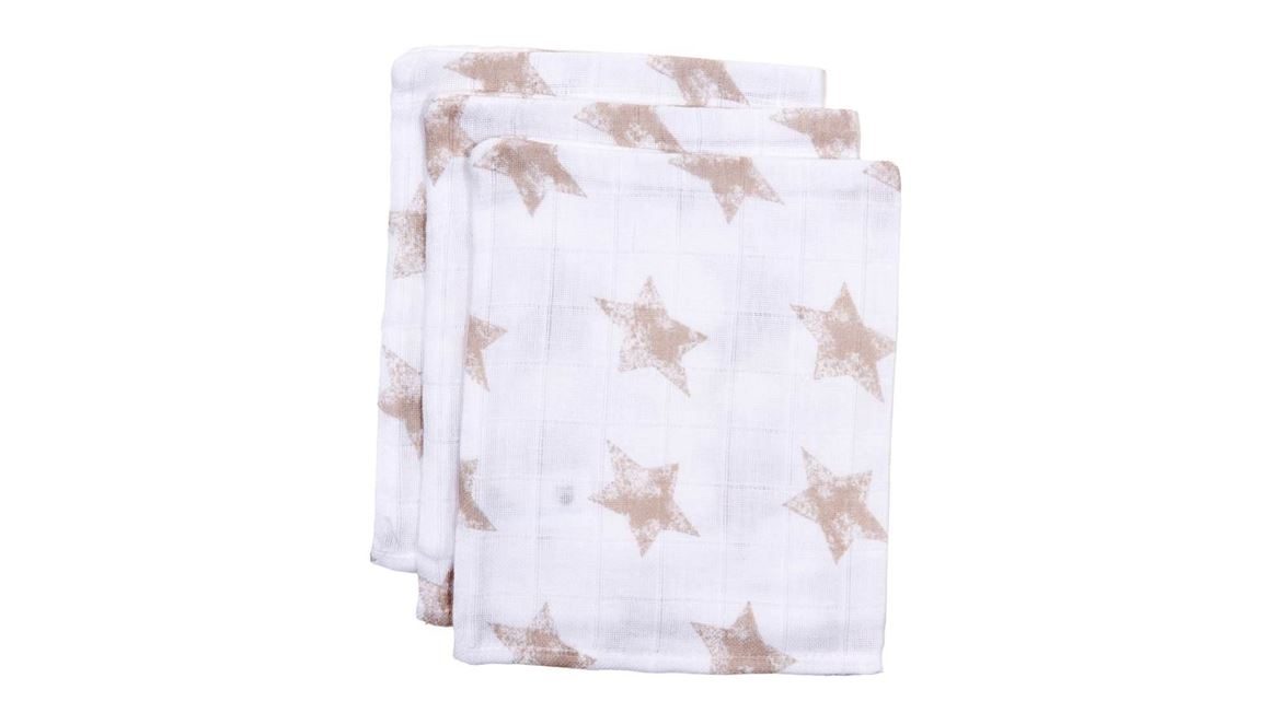 Briljant Baby Robin hydrofiel washandje (set van 3)