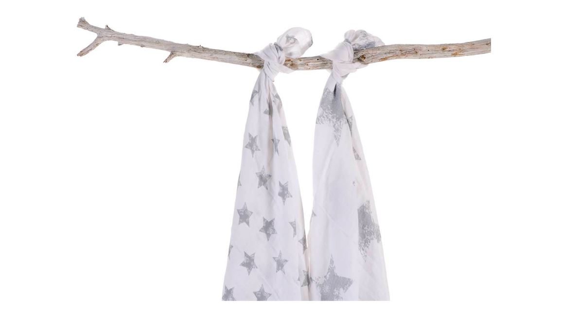 Briljant Baby Robin hydrofiele wikkeldoek (set van 2)
