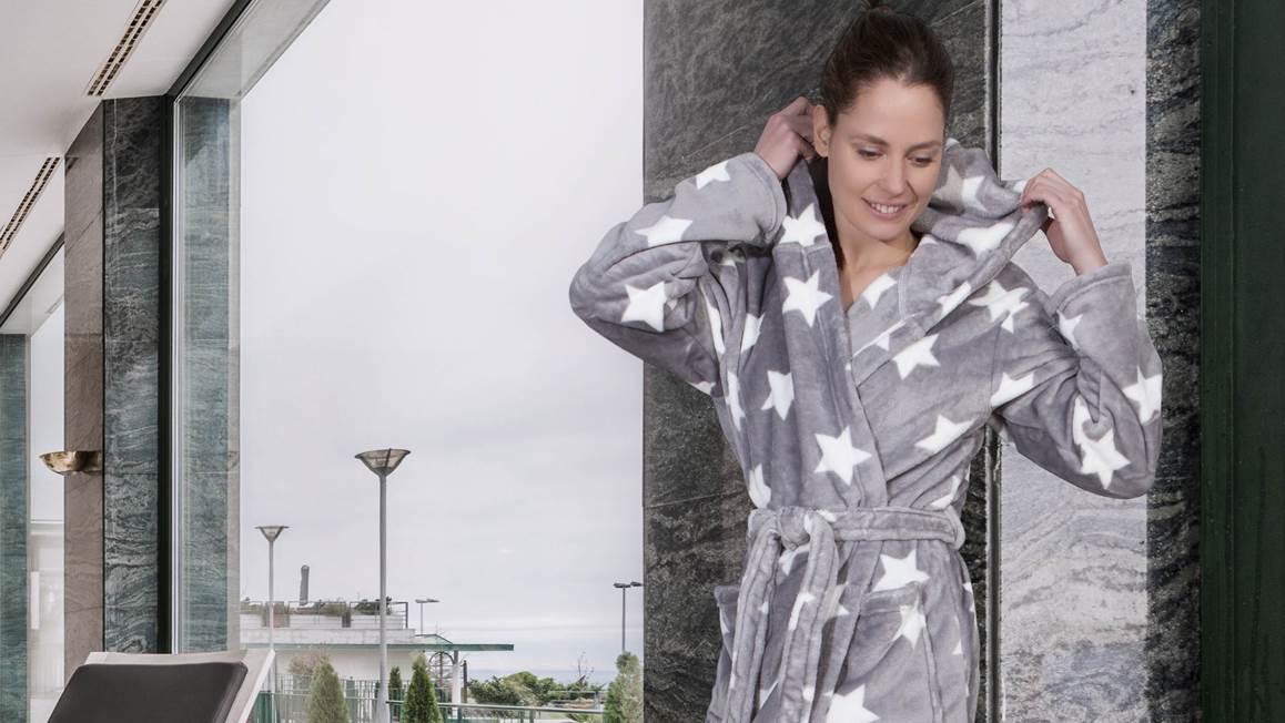 HNL Stars fleece badjas