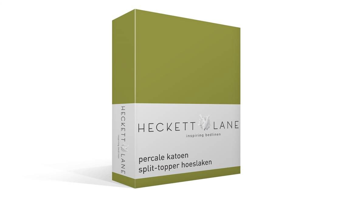 Heckettlane percale katoen split-topper hoeslaken