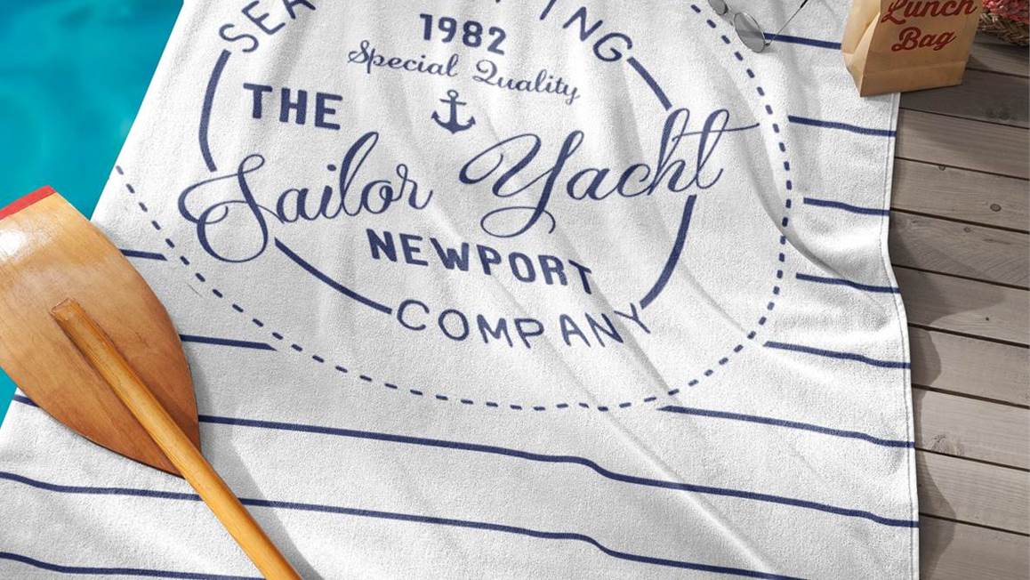 Seahorse Harbour strandlaken