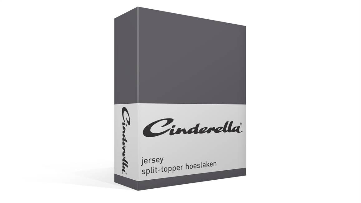 Cinderella jersey hoeslaken - Anthracite - Smulderstextiel.be