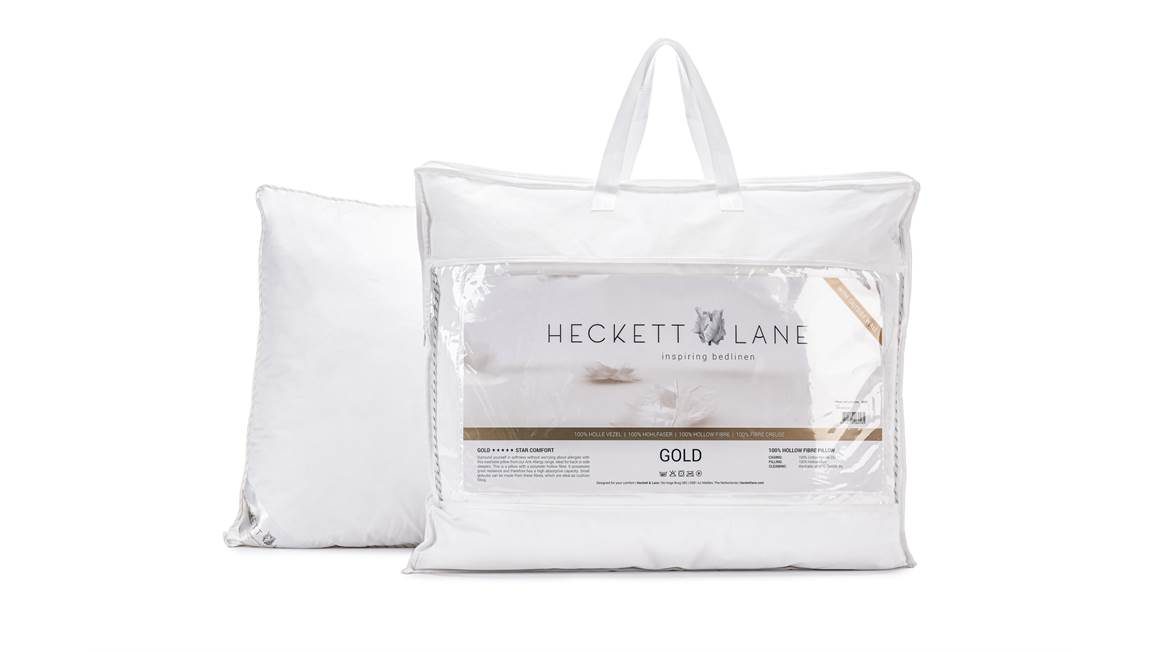 Heckettlane Gold synthetisch medium hoofdkussen