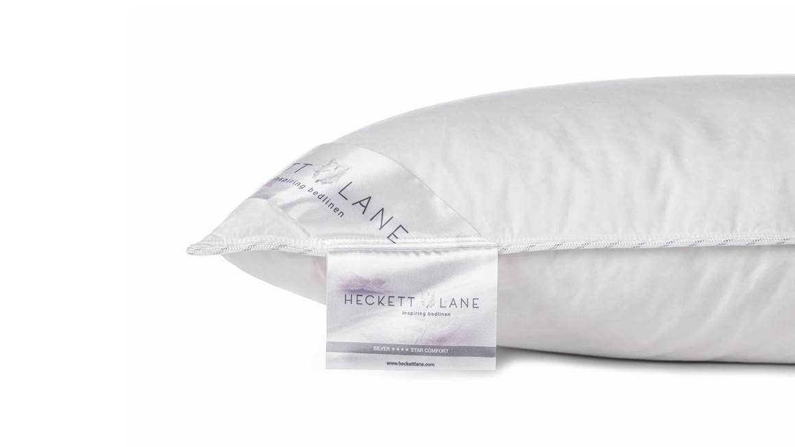 Heckettlane Silver donzen medium hoofdkussen