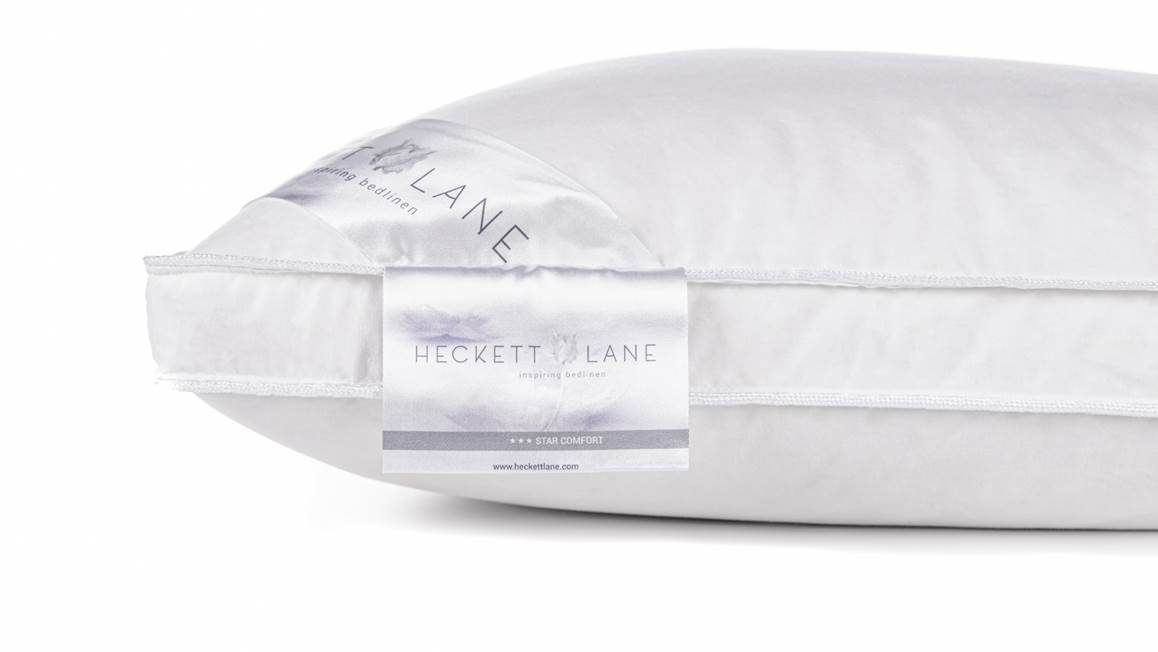 Heckettlane White veren stevig hoofdkussen
