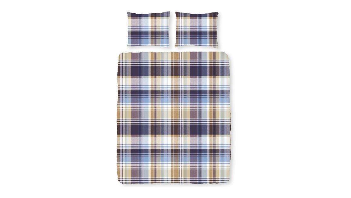 Romanette Lodge Park flanel dekbedovertrek