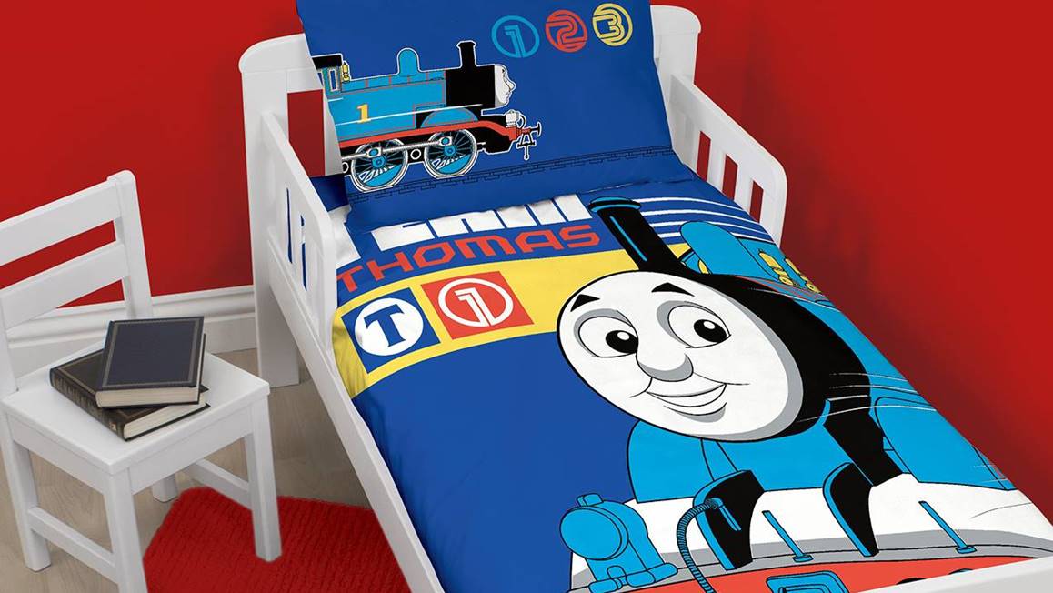 Thomas de Stoomlocomotief dekbedovertrek