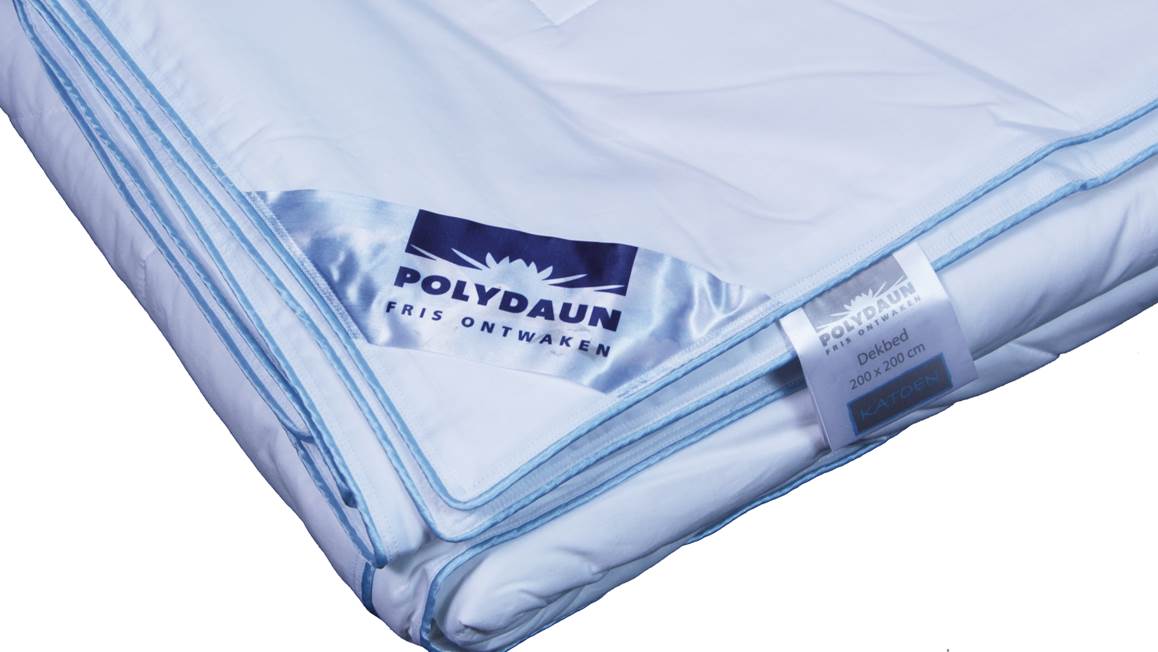 Polydaun katoenen zomerdekbed