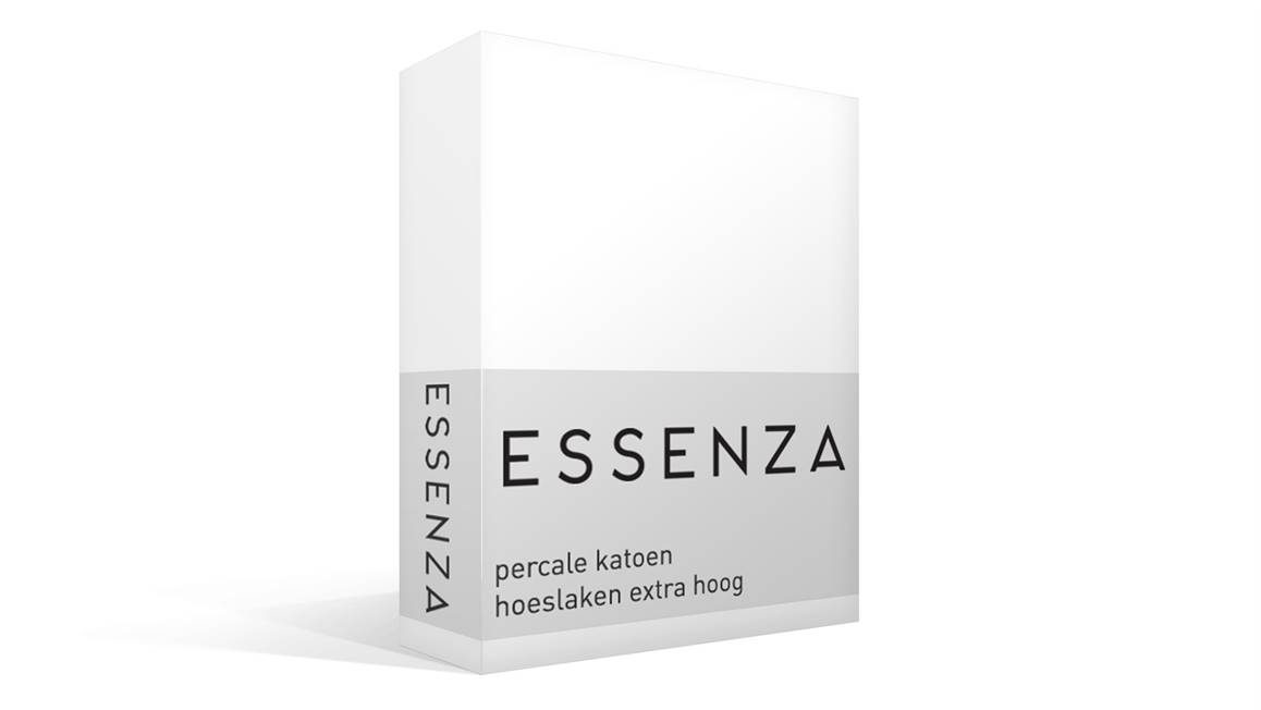 Maak plaats compleet Onze onderneming Essenza Premium percale katoen hoeslaken extra hoog - Wit -  Smulderstextiel.be