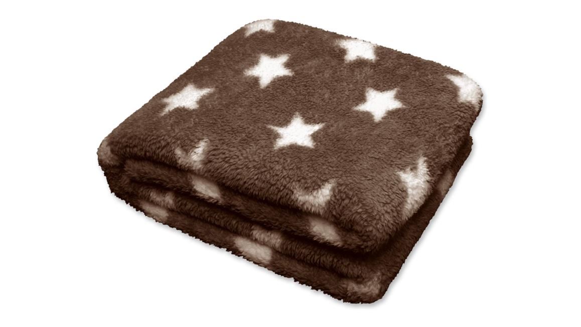 Unique Living Stars fleece plaid