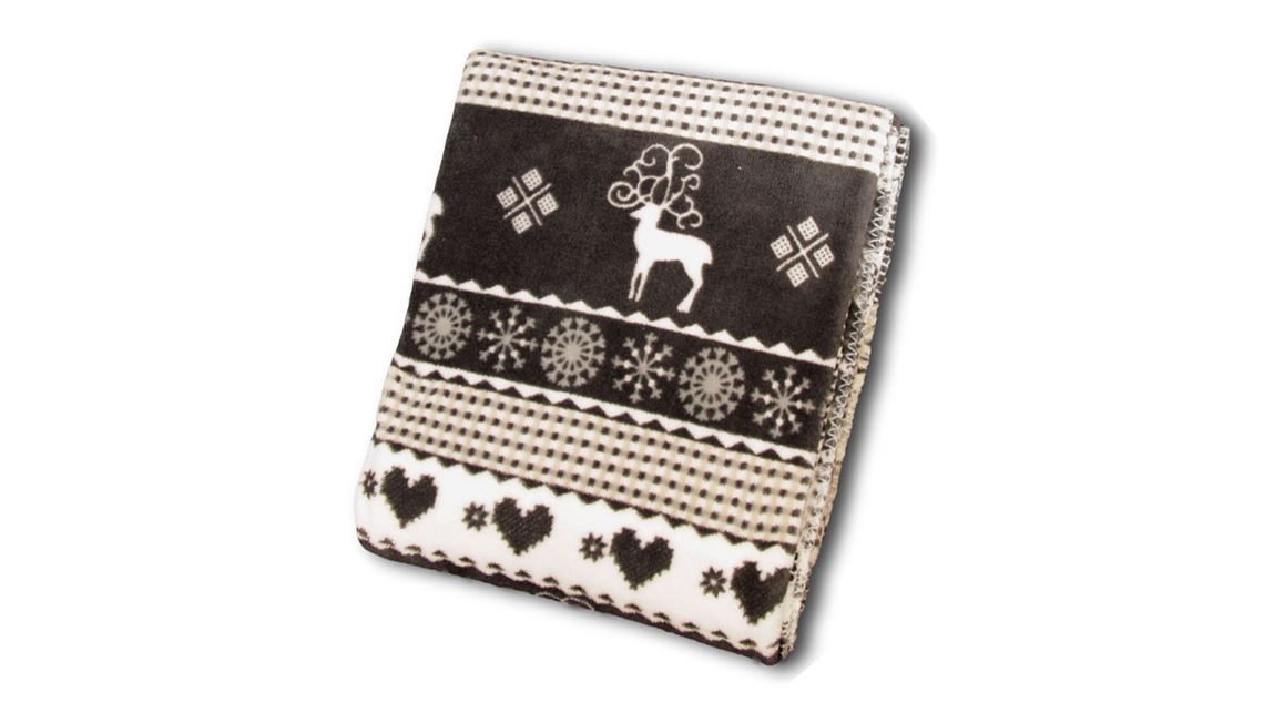 Unique Living Winter fleece plaid