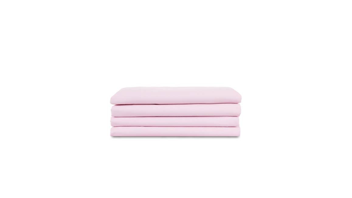 JOARZ percale katoen kussenslopen (set van 2) - Pink Blush