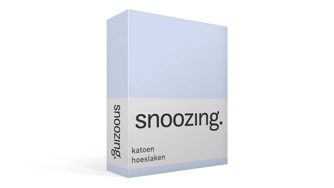 Snoozing katoen hoeslaken