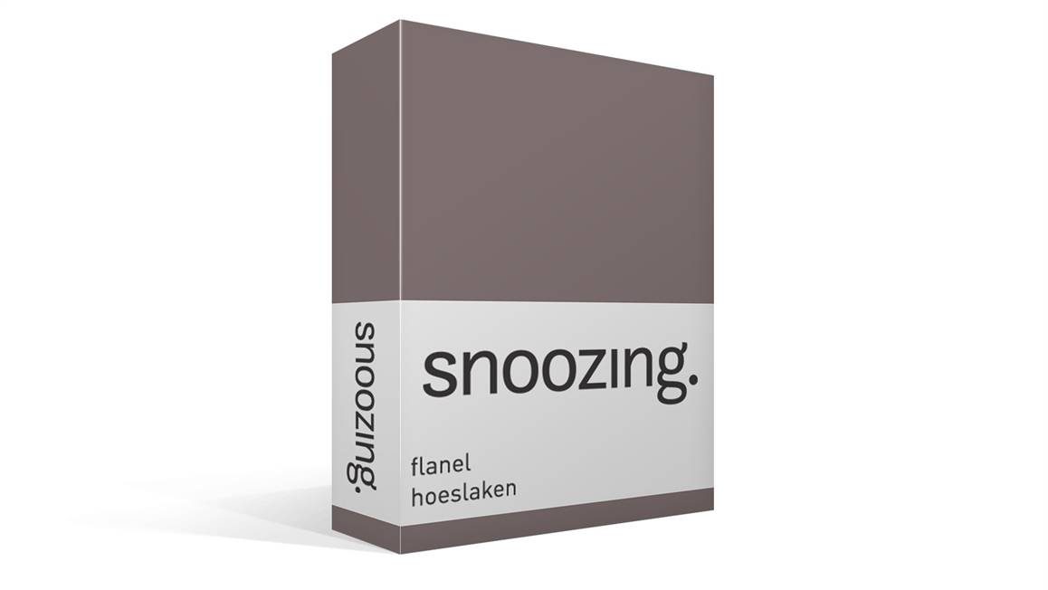 Snoozing flanel hoeslaken