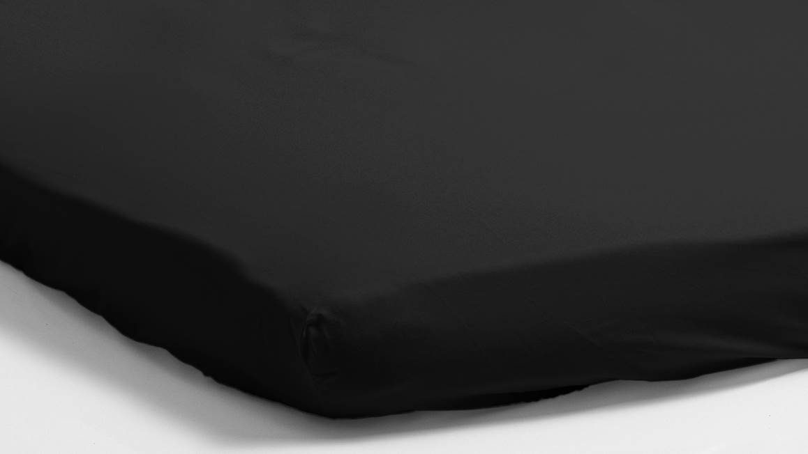 Snoozing percale katoen topper hoeslaken