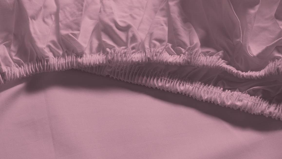 Snoozing percale katoen topper hoeslaken