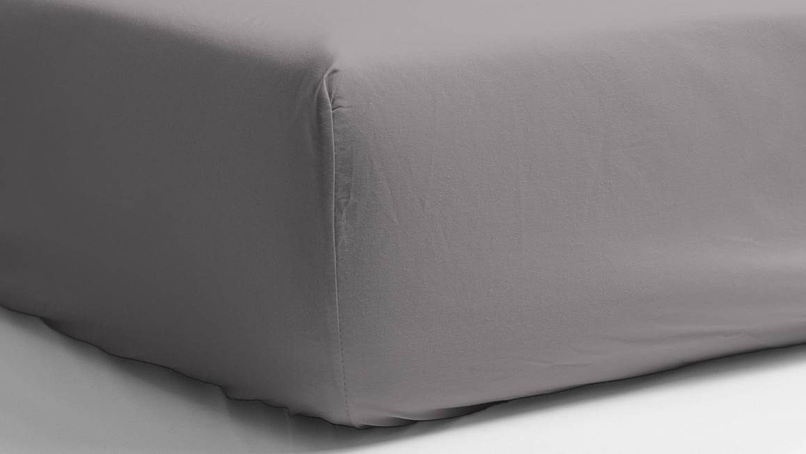 Snoozing percale katoen hoeslaken