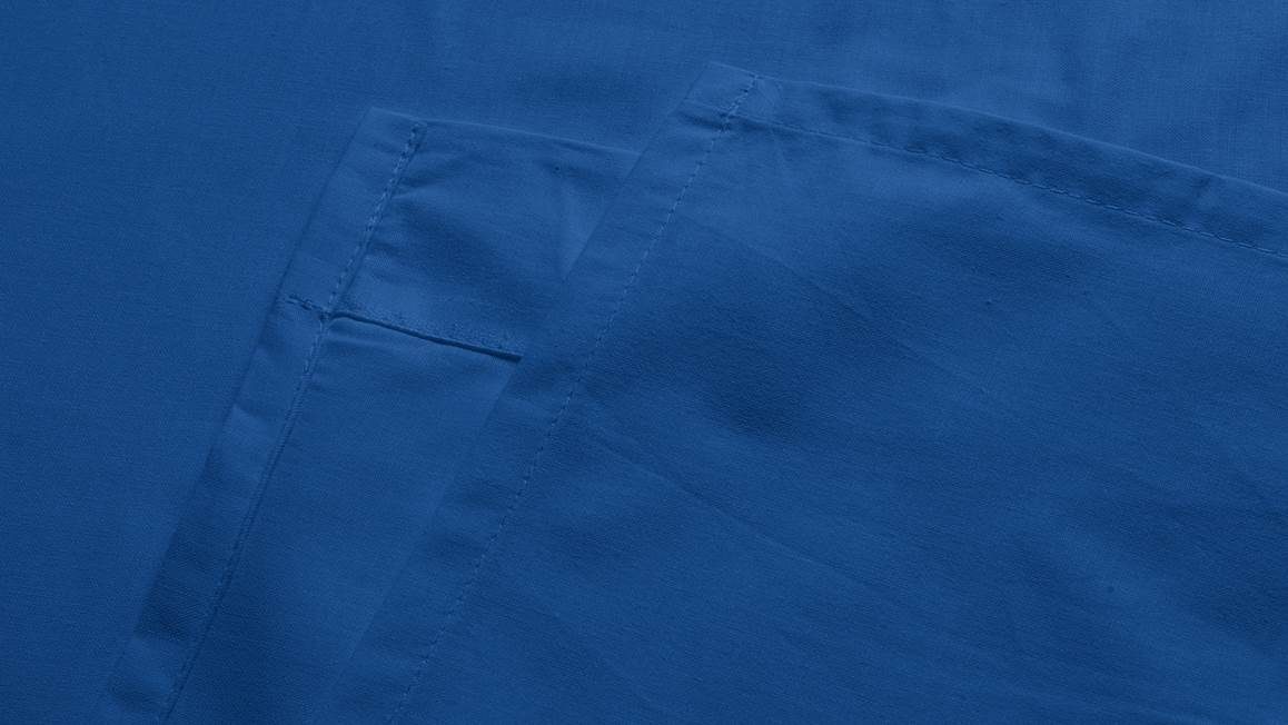 Snoozing percale katoen laken