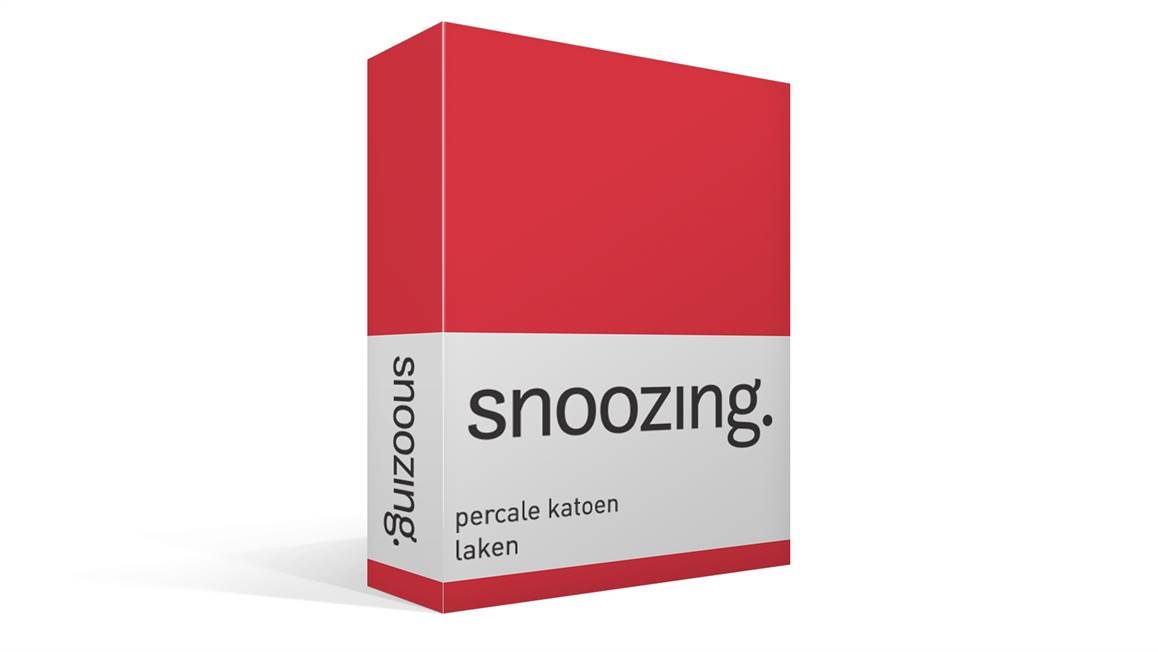 Snoozing percale katoen laken