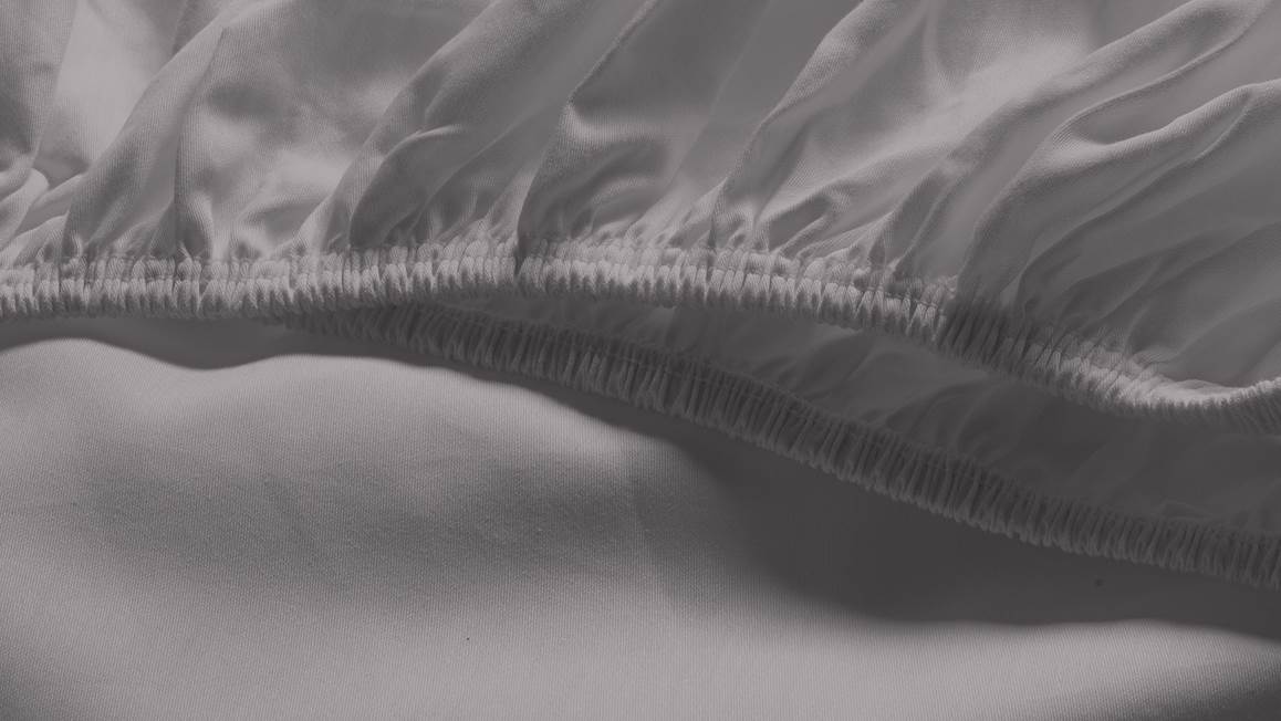 Snoozing katoen-satijn topper hoeslaken