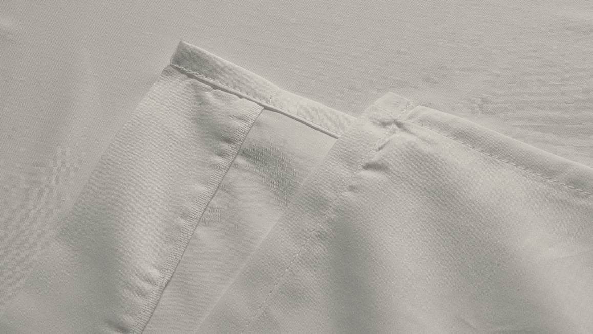 Snoozing katoen-satijn laken