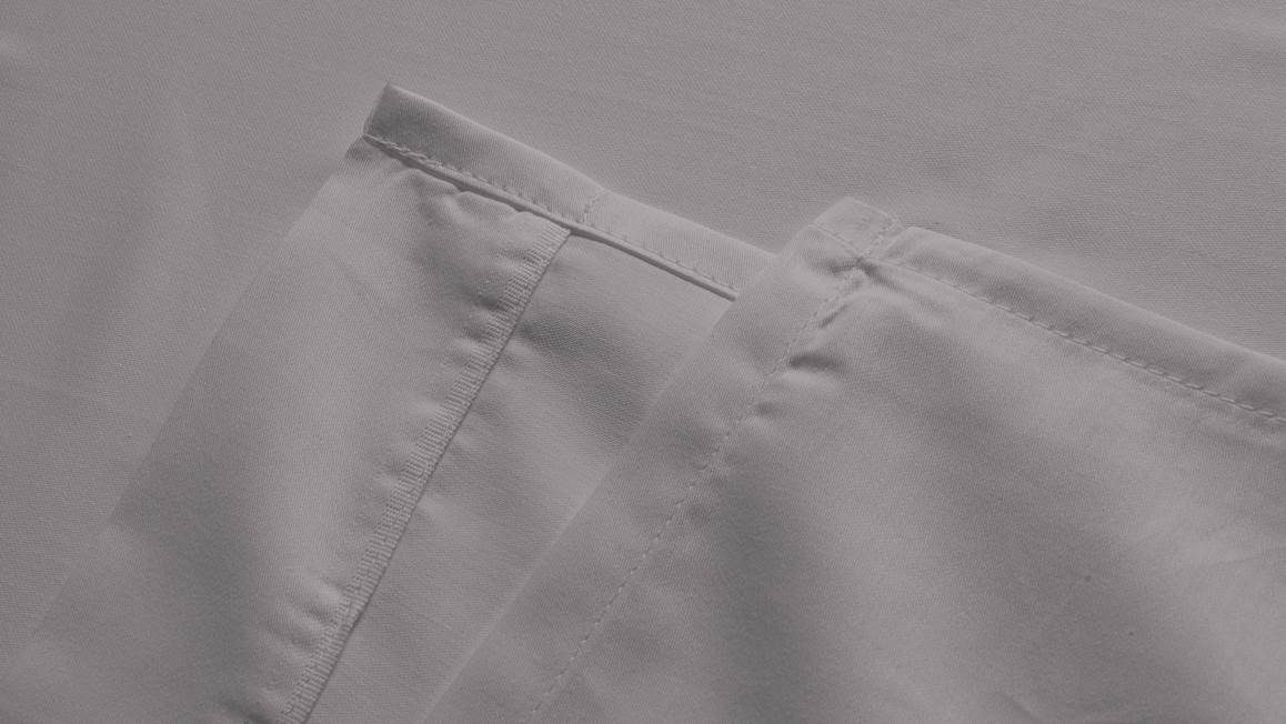 Snoozing katoen-satijn laken