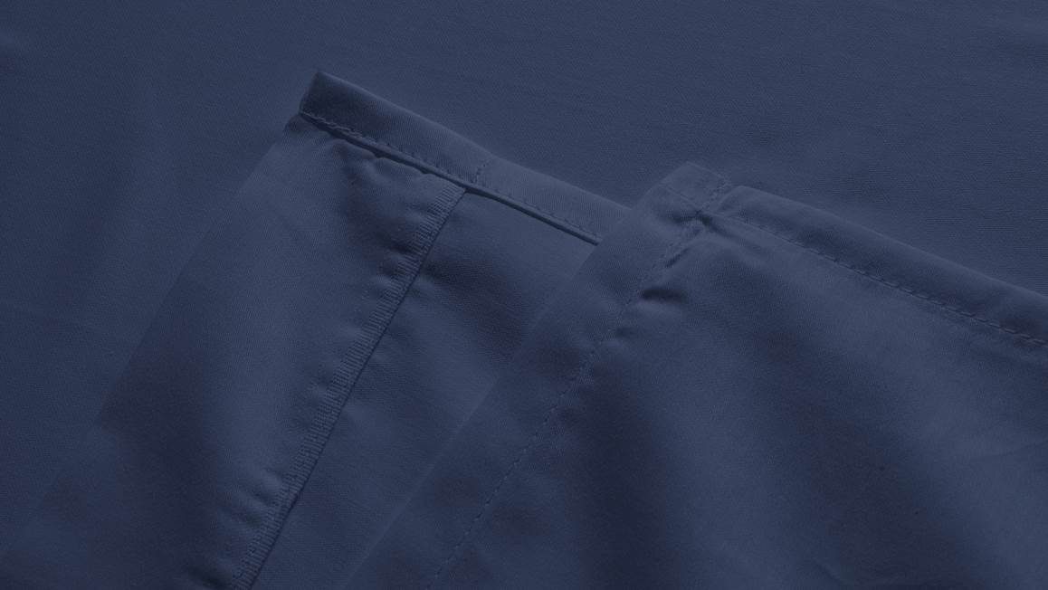 Snoozing katoen-satijn laken