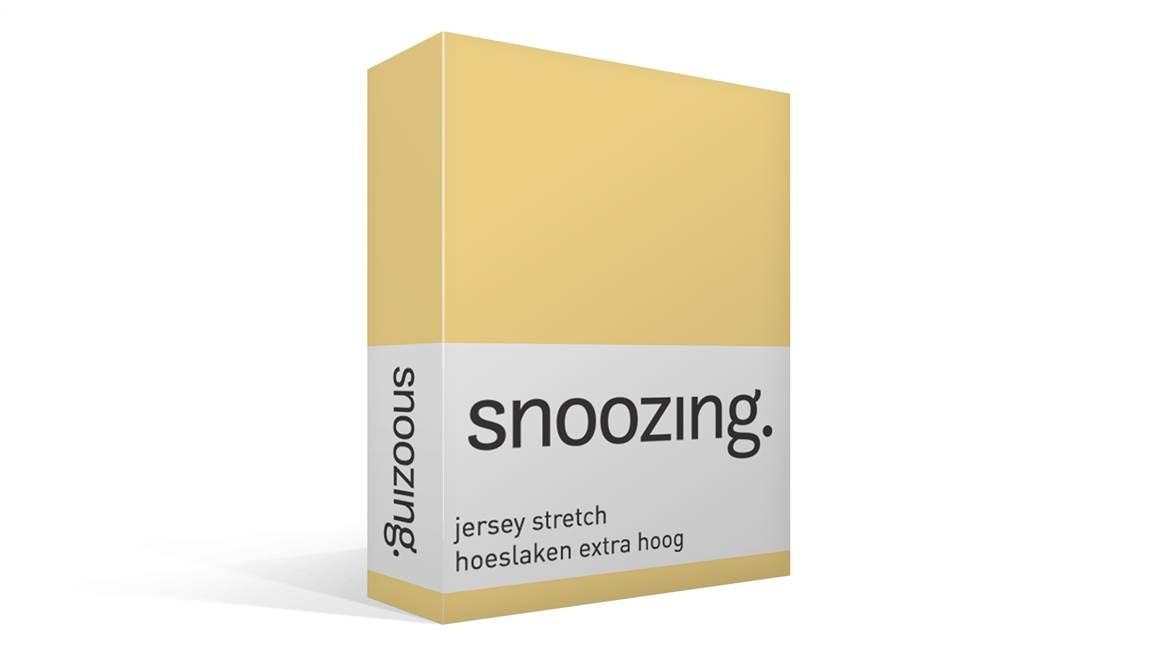 Snoozing jersey stretch hoeslaken extra hoog
