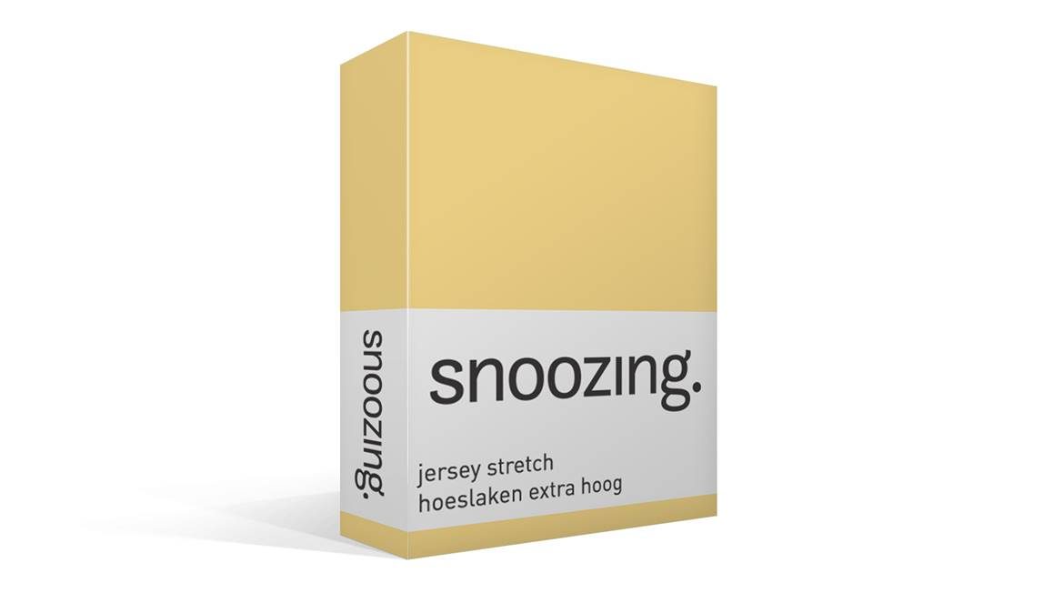 Snoozing jersey stretch hoeslaken extra hoog