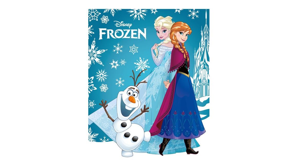 Frozen fleece plaid 