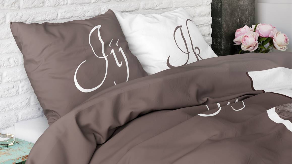 Sleeptime Jij en Ik dekbedovertrek 