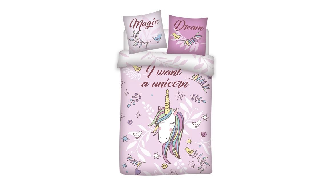 Unicorn dekbedovertrek – Multi Smulderstextiel unicorn dekbedovertrek