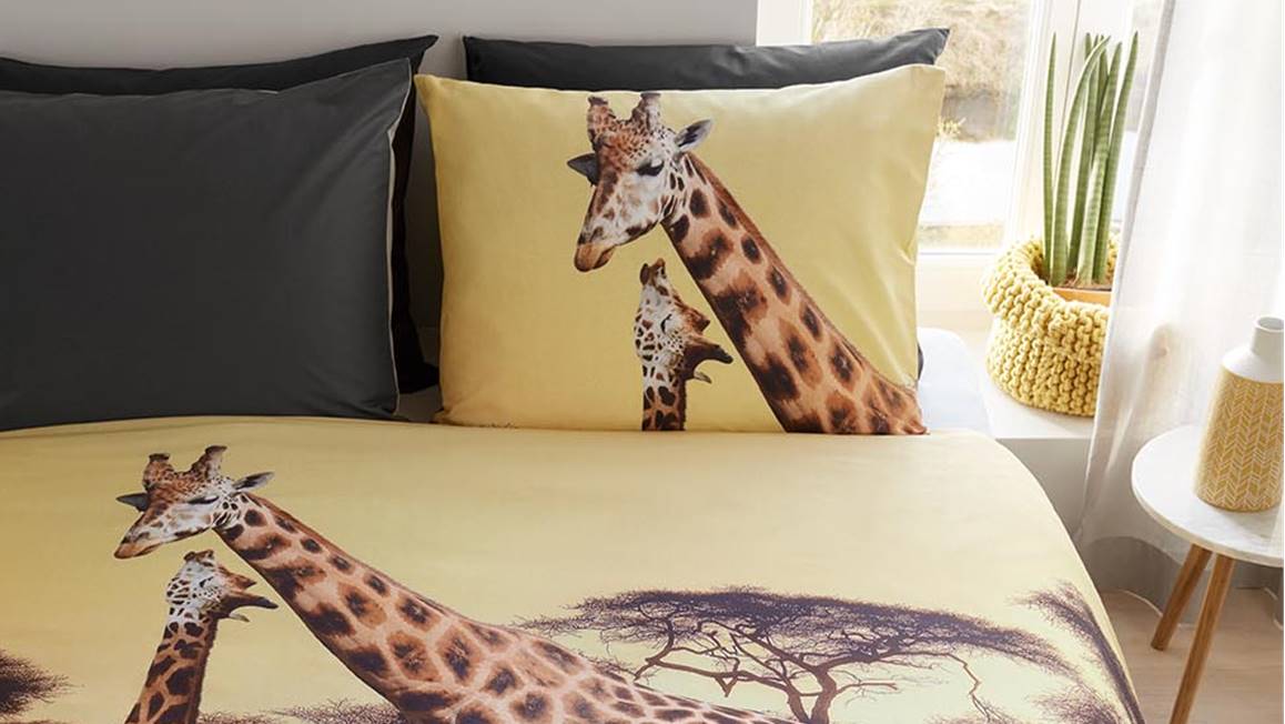 Beddinghouse Masai Giraffe dekbedovertrek