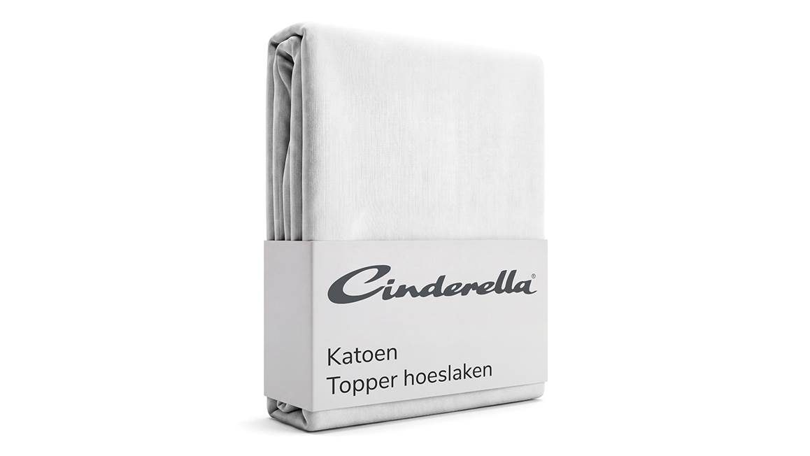 Cinderella katoen topper hoeslaken
