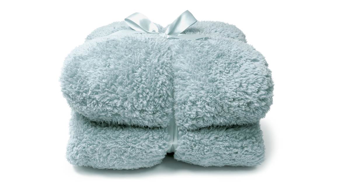Unique Living Teddy fleece plaid