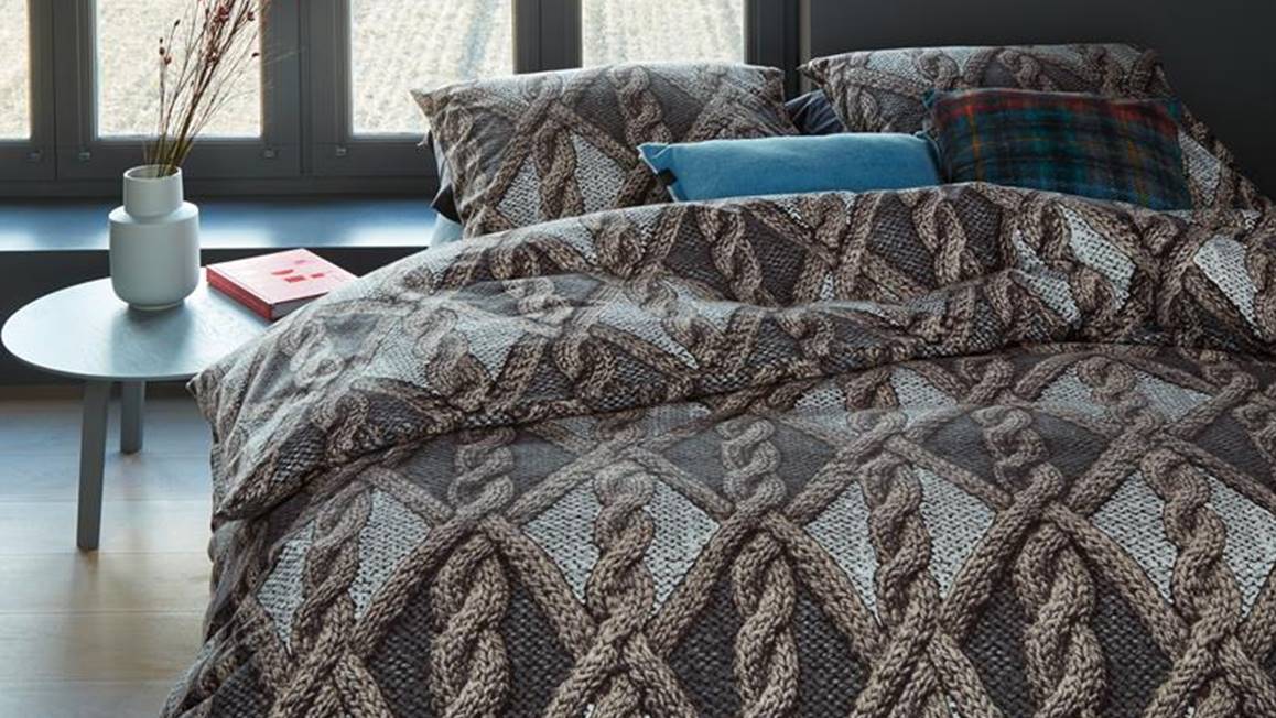 Beddinghouse Aran Knit flanel dekbedovertrek