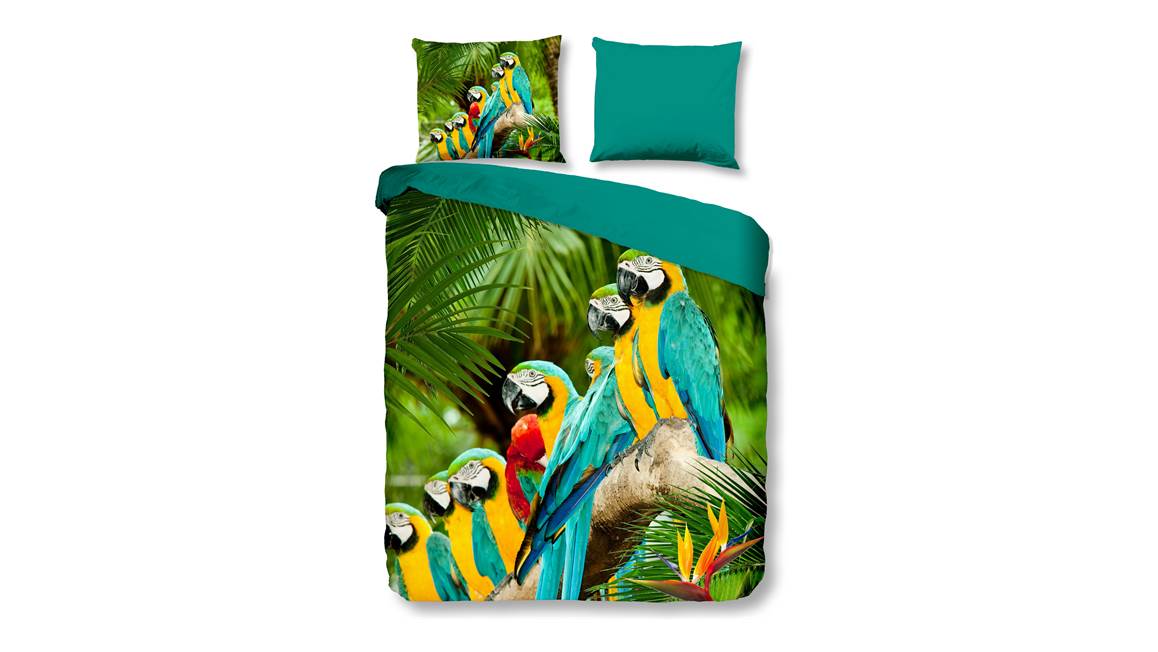 Pure Parrots dekbedovertrek