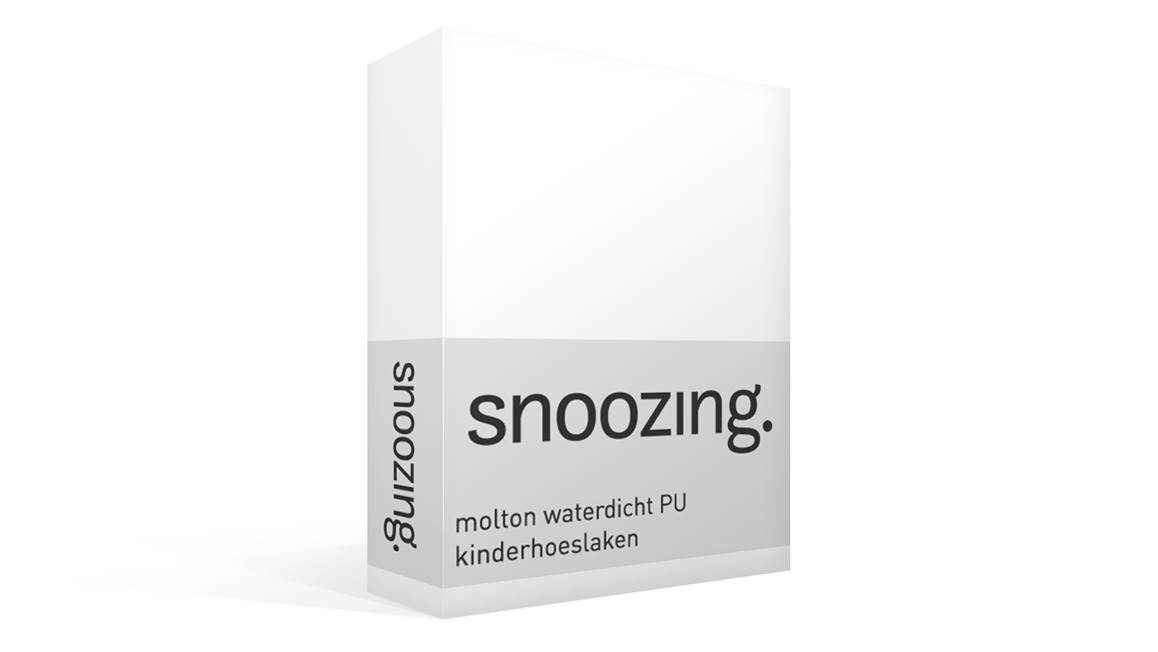 Snoozing katoen waterdicht PU molton kinderhoeslaken