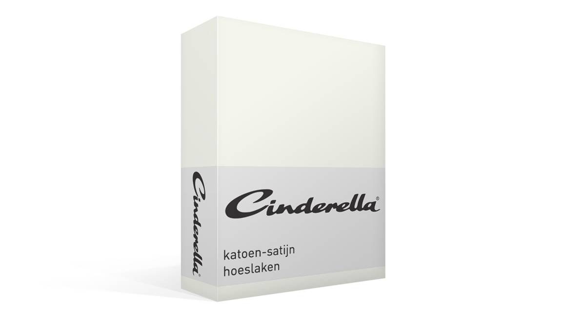 Cinderella katoen-satijn hoeslaken