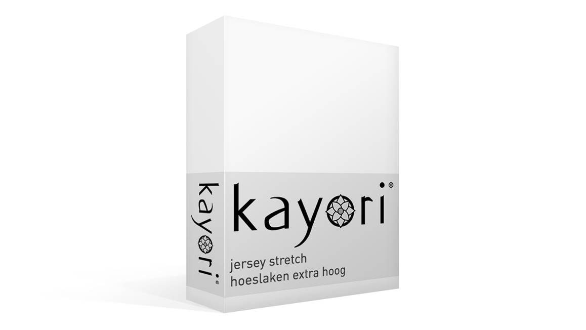 Kayori Shizu jersey stretch hoeslaken extra hoog