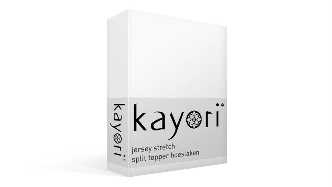 Kayori Shizu jersey stretch split-topper hoeslaken