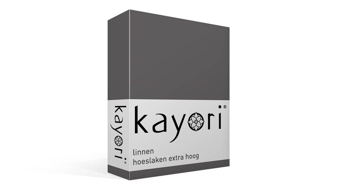 Kayori Nikko linnen hoeslaken extra hoog