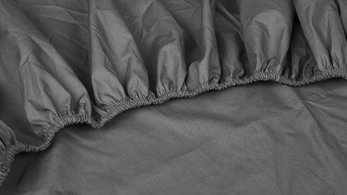 Kayori Shizu percale katoen dubbele split-topper hoeslaken