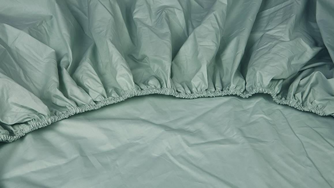 Kayori Shizu percale katoen split-topper hoeslaken
