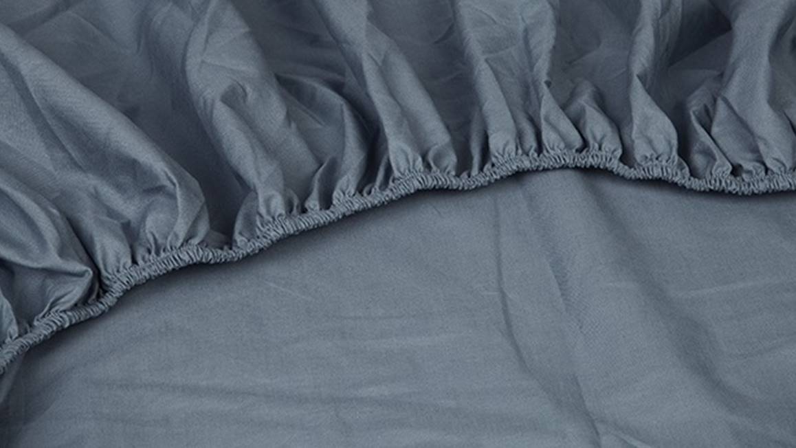 Kayori Shizu percale katoen split-topper hoeslaken