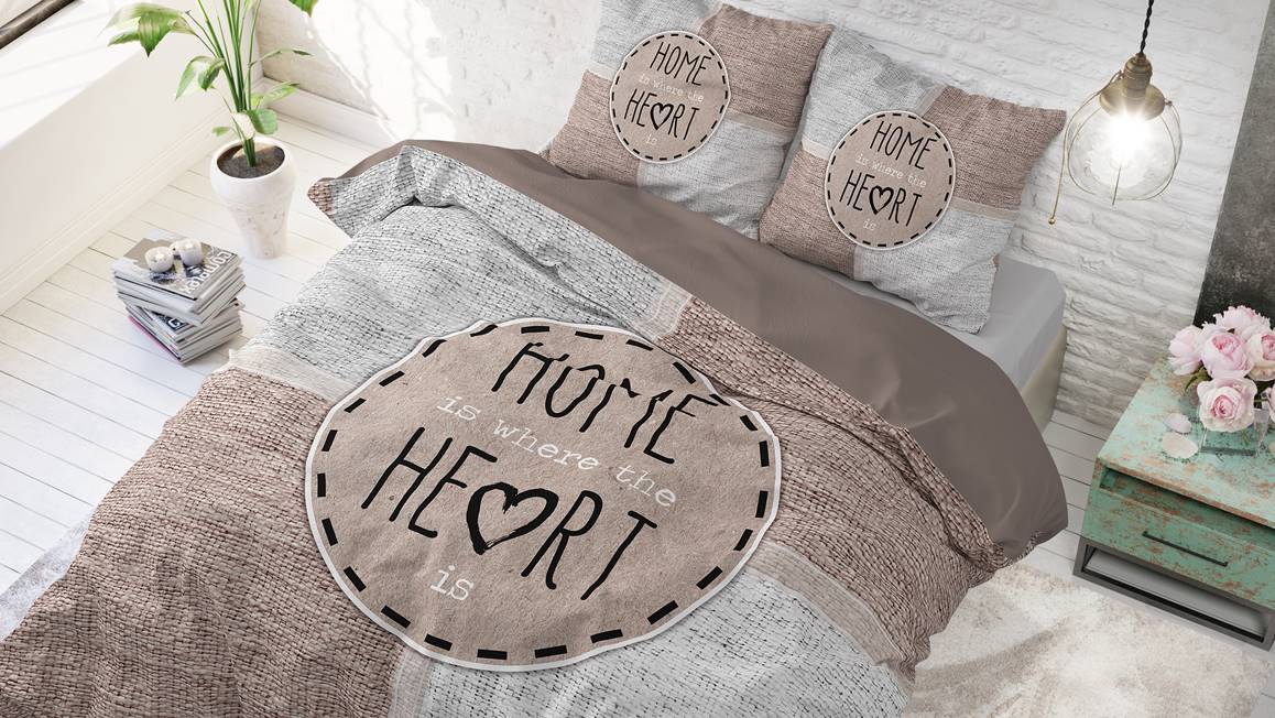 Dreamhouse Knitted Home Heart dekbedovertrek