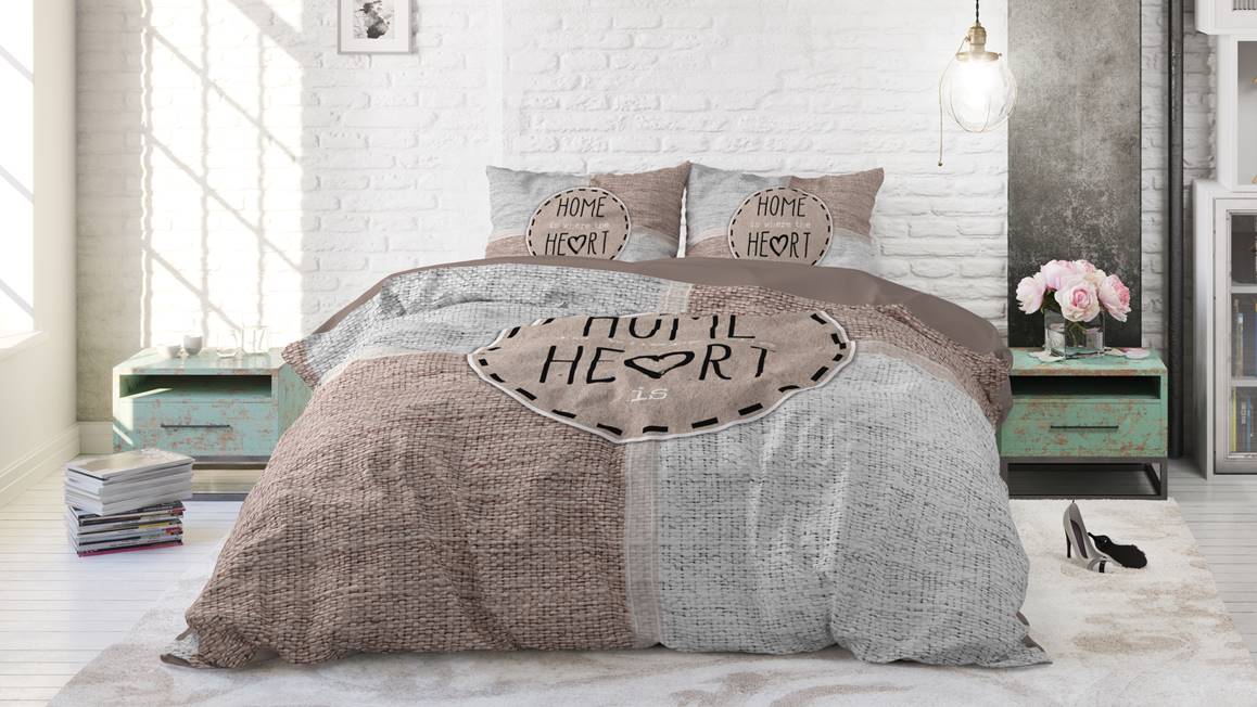 Dreamhouse Knitted Home Heart dekbedovertrek