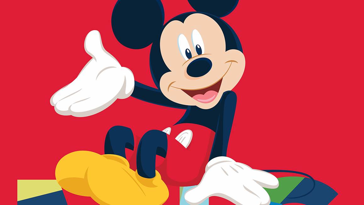 Disney Mickey Mouse Fleece Plaid